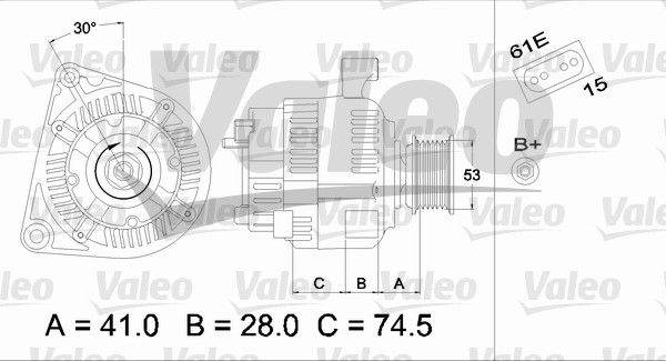 VALEO Generaator 437320