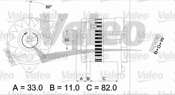 VALEO Generaator 437378