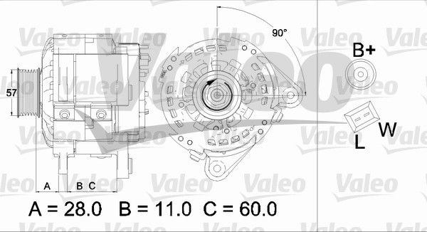 VALEO Generaator 437477