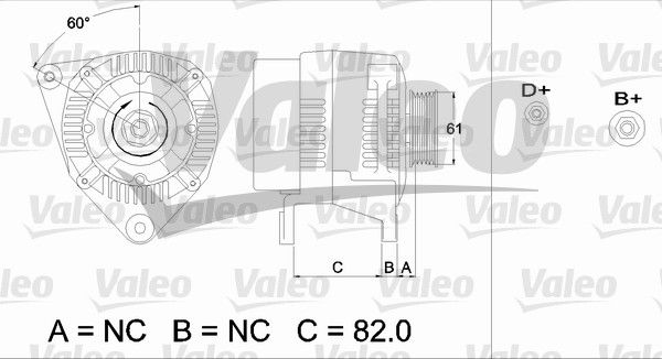 VALEO Generaator 437495