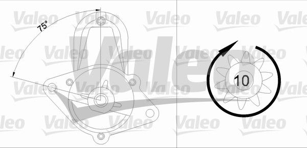 VALEO Starter 455700