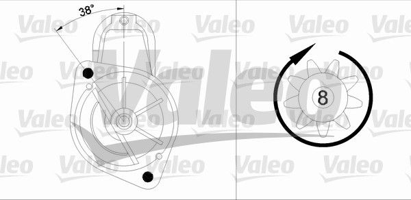 VALEO Starter 455740