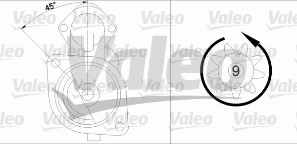 VALEO Starter 455977