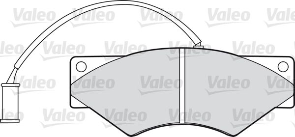 VALEO Комплект тормозных колодок, дисковый тормоз 541641