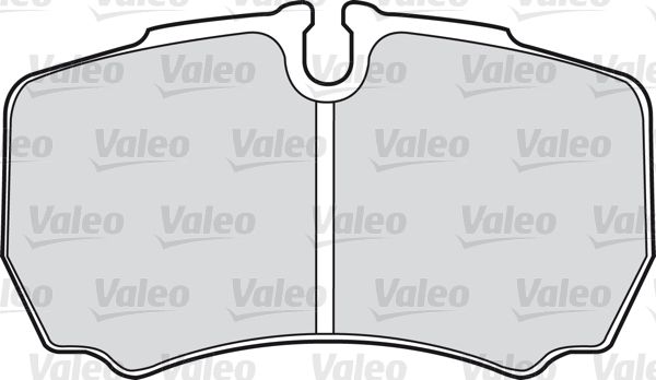 VALEO Комплект тормозных колодок, дисковый тормоз 541705