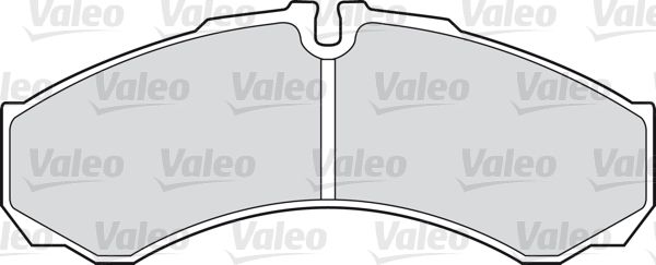 VALEO Комплект тормозных колодок, дисковый тормоз 541717
