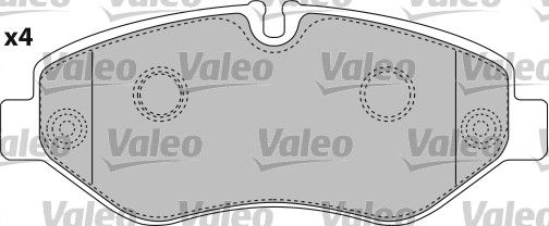 VALEO Комплект тормозных колодок, дисковый тормоз 541734