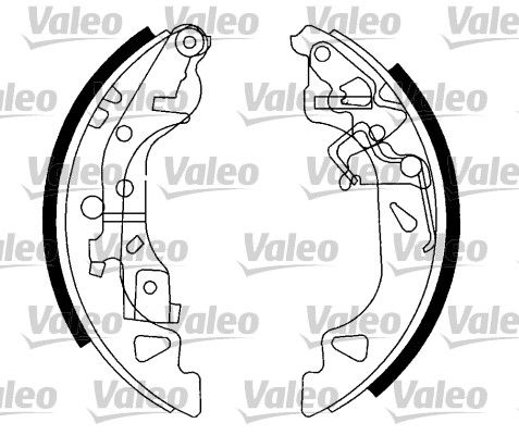 VALEO Комплект тормозных колодок 553868