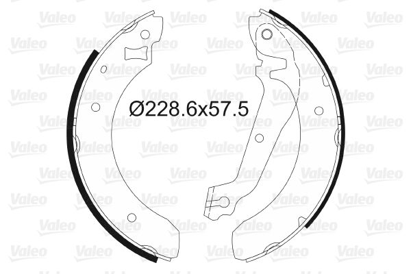 VALEO Piduriklotside komplekt 562031