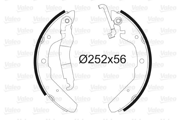 VALEO Piduriklotside komplekt 562403