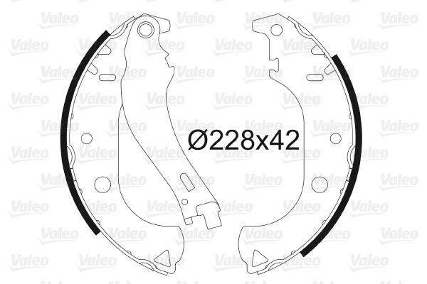 VALEO Piduriklotside komplekt 562806