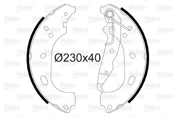 VALEO Piduriklotside komplekt 564103