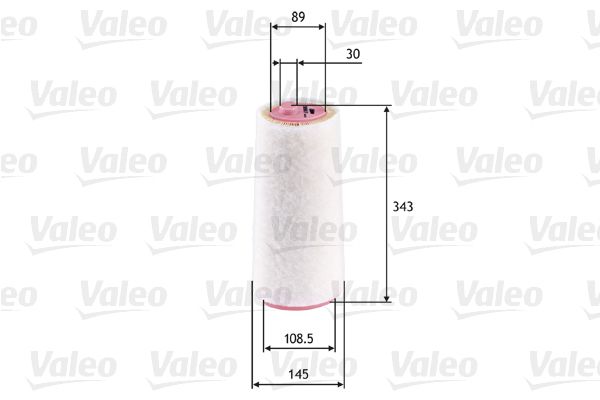 VALEO Воздушный фильтр 585617