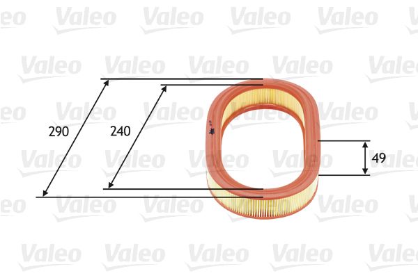 VALEO Воздушный фильтр 585640