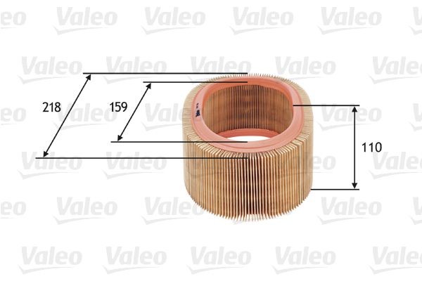 VALEO Воздушный фильтр 585718