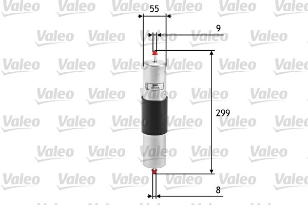 VALEO Топливный фильтр 587014