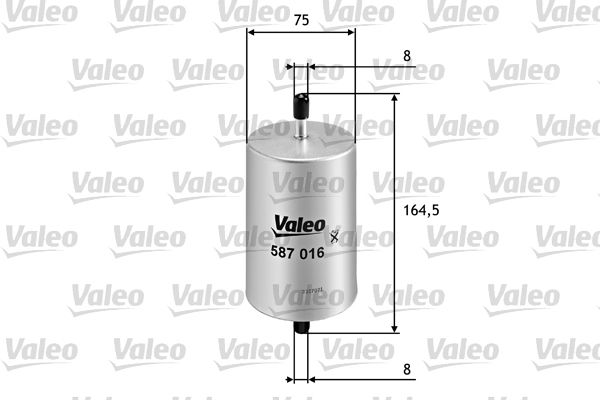 VALEO Топливный фильтр 587016