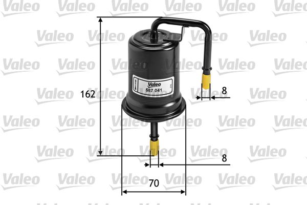 VALEO Kütusefilter 587041