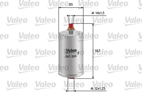 VALEO Топливный фильтр 587205
