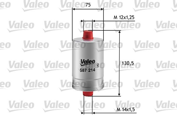 VALEO Топливный фильтр 587214