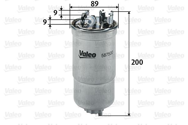 VALEO Топливный фильтр 587500