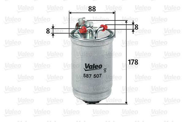 VALEO Топливный фильтр 587507