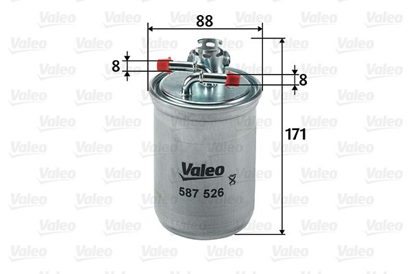 VALEO Kütusefilter 587526