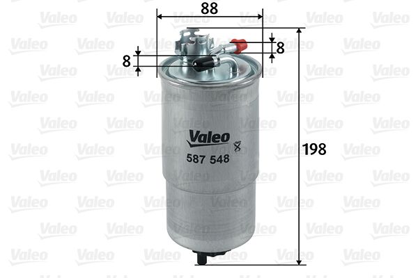 VALEO Топливный фильтр 587548