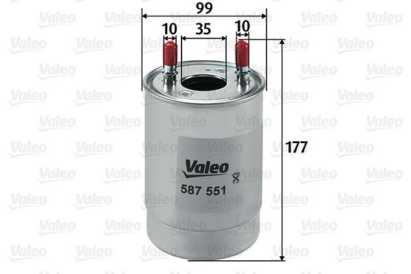 VALEO Kütusefilter 587551