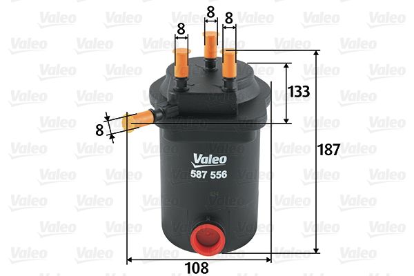 VALEO Kütusefilter 587556