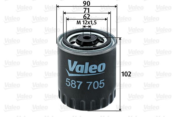 VALEO Топливный фильтр 587705