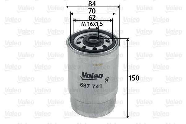 VALEO Топливный фильтр 587741