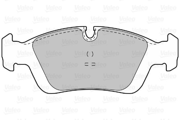 VALEO Piduriklotsi komplekt,ketaspidur 598018