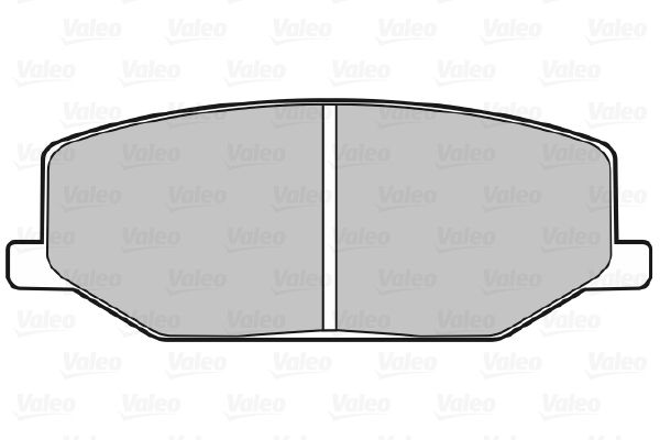 VALEO Комплект тормозных колодок, дисковый тормоз 598021
