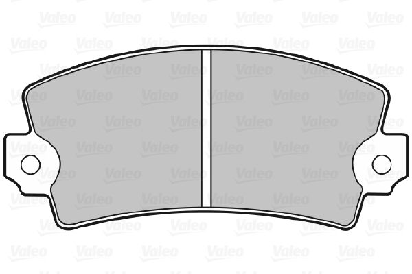 VALEO Комплект тормозных колодок, дисковый тормоз 598085