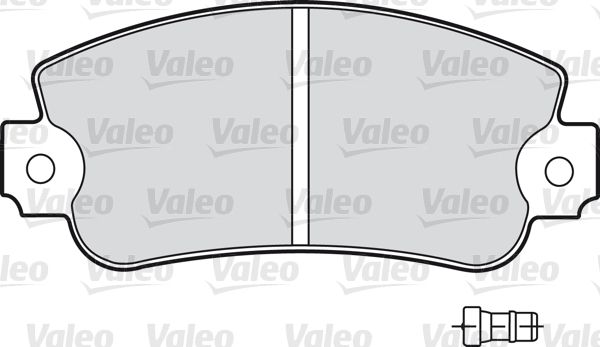 VALEO Комплект тормозных колодок, дисковый тормоз 598160