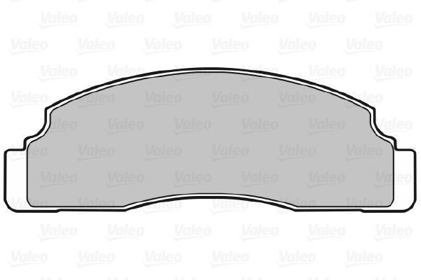 VALEO Комплект тормозных колодок, дисковый тормоз 598165