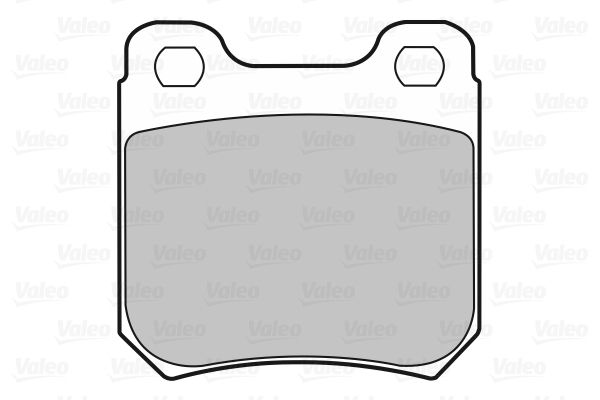 VALEO Комплект тормозных колодок, дисковый тормоз 598183