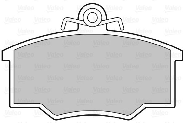 VALEO Комплект тормозных колодок, дисковый тормоз 598205
