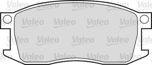 VALEO Комплект тормозных колодок, дисковый тормоз 598208