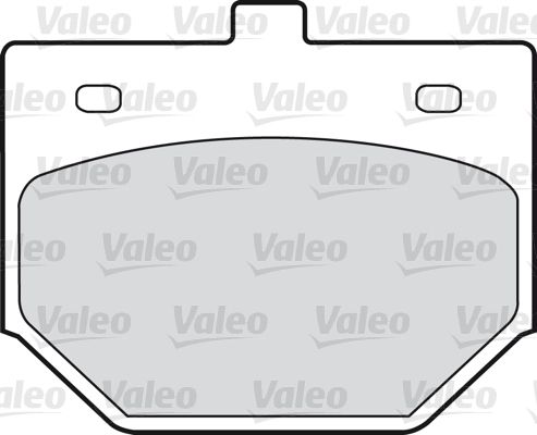 VALEO Комплект тормозных колодок, дисковый тормоз 598209