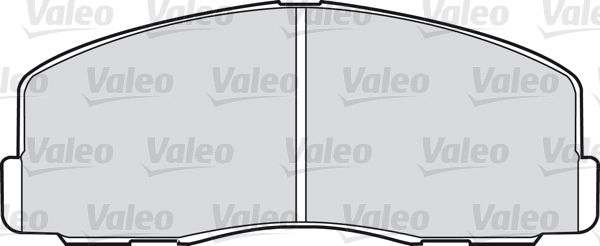 VALEO Комплект тормозных колодок, дисковый тормоз 598220