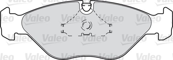 VALEO Piduriklotsi komplekt,ketaspidur 598269