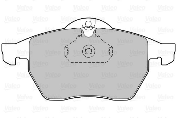 VALEO Комплект тормозных колодок, дисковый тормоз 598305