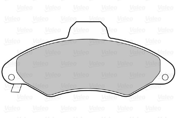 VALEO Комплект тормозных колодок, дисковый тормоз 598399