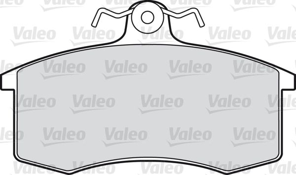 VALEO Комплект тормозных колодок, дисковый тормоз 598406