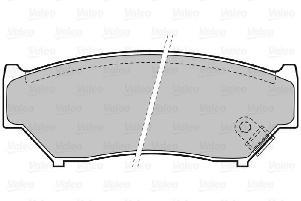 VALEO Комплект тормозных колодок, дисковый тормоз 598533