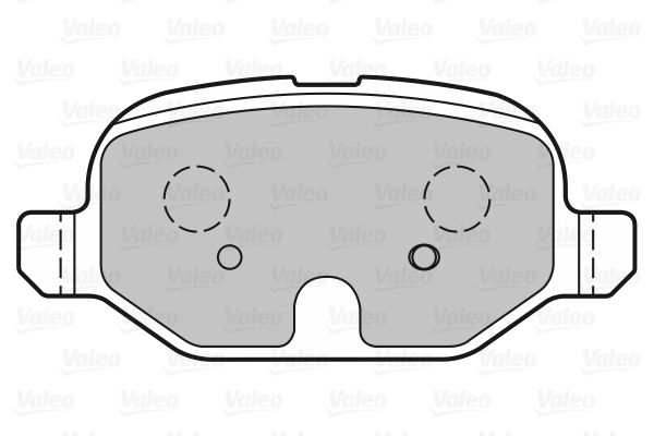 VALEO Комплект тормозных колодок, дисковый тормоз 601327
