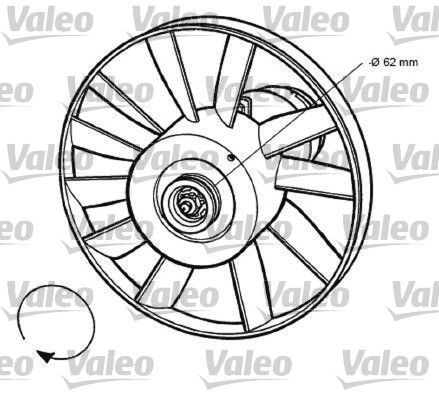 VALEO Ventilaator,mootorijahutus 696032