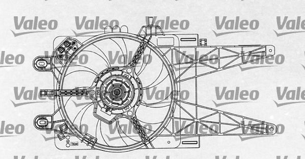 VALEO Вентилятор, охлаждение двигателя 698763